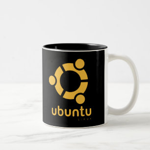 Ubuntu Linux Open Source Two-Tone Coffee Mug