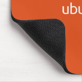 Ubuntu Linux Orange Mouse Pad (Corner)