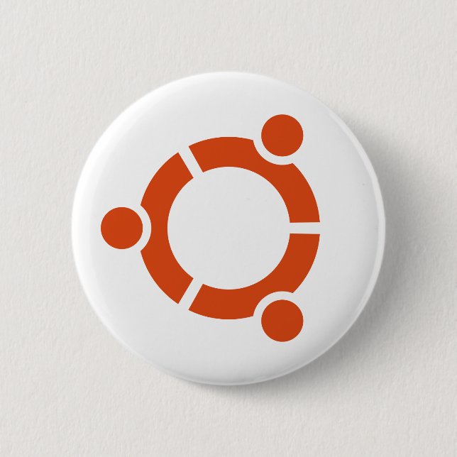 Ubuntu Logo Button (Front)