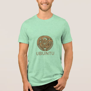 Ubuntu Spirit T-Shirt Shared Humanity Tri-Blend Shirt