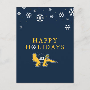 UC Irvine UCI Anteaters Holiday Postcard