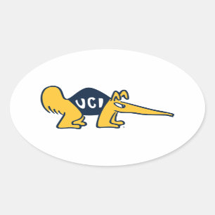 UC Irvine   UCI Anteaters Oval Sticker