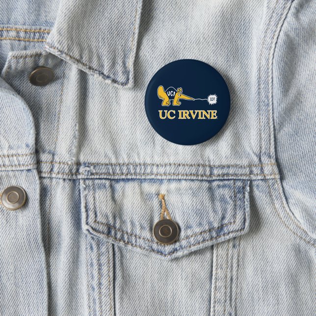 UC Irvine | UCI Anteaters Zot! 2 Inch Round Button (In Situ)