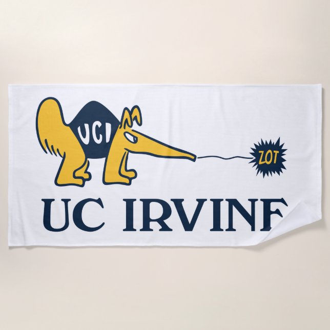 UC Irvine | UCI Anteaters Zot! Beach Towel (Front)