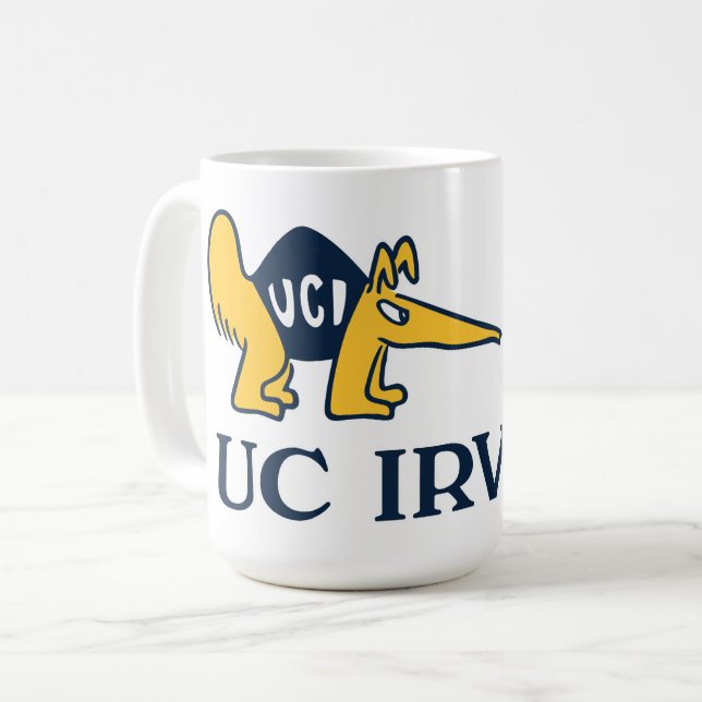 UC Irvine | UCI Anteaters Zot! Coffee Mug (Front Left)