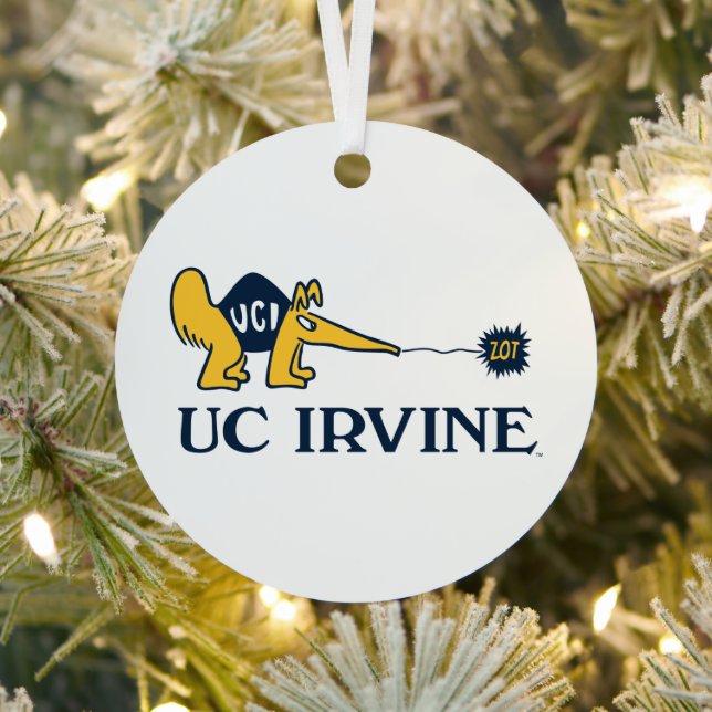 UC Irvine | UCI Anteaters Zot! Metal Ornament (Insitu)