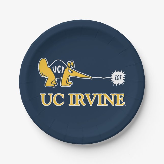 UC Irvine | UCI Anteaters Zot! Paper Plate (Front)