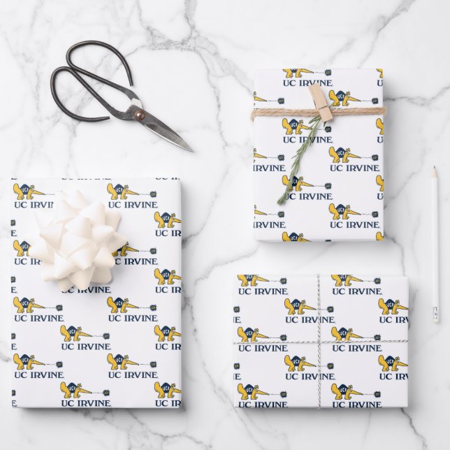 UC Irvine | UCI Anteaters Zot! Wrapping Paper Sheet (Front)