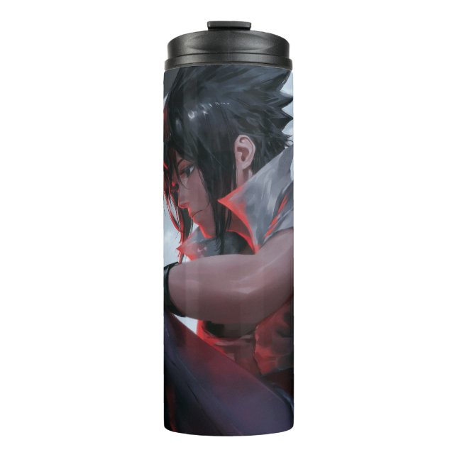 Uchiha Sasuke Thermal Tumbler (Front)