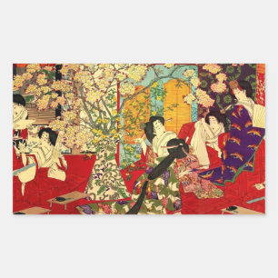 Uchou Onna Zakura Renga-zu Sticker