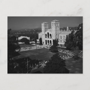 UCLA Class Change, from Old Physics Building, 1966 Postcard
