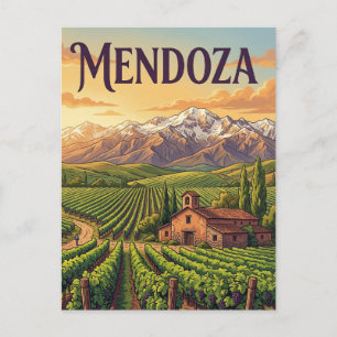 Uco Valley Vineyards Postcard