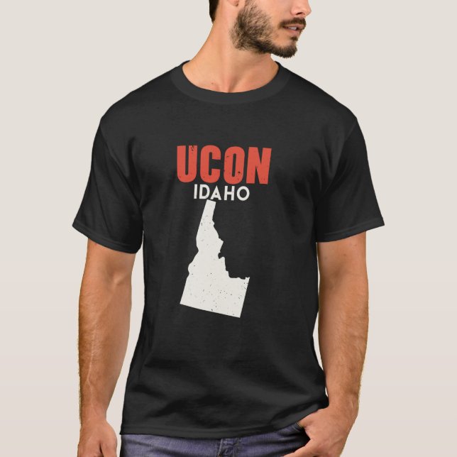 Ucon Idaho USA State America Travel Idahoan  T-Shirt (Front)