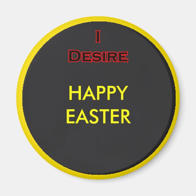 !UCreate Happy Easter Magnet (Front)