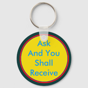 ! UCreate Zazzle - Ask You Receive The MUSEUM Keychain