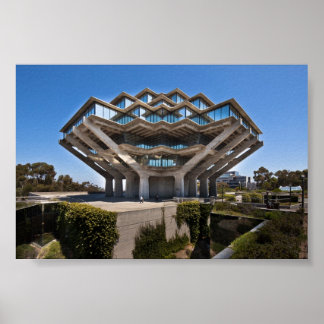 UCSD's Geisel Library Poster