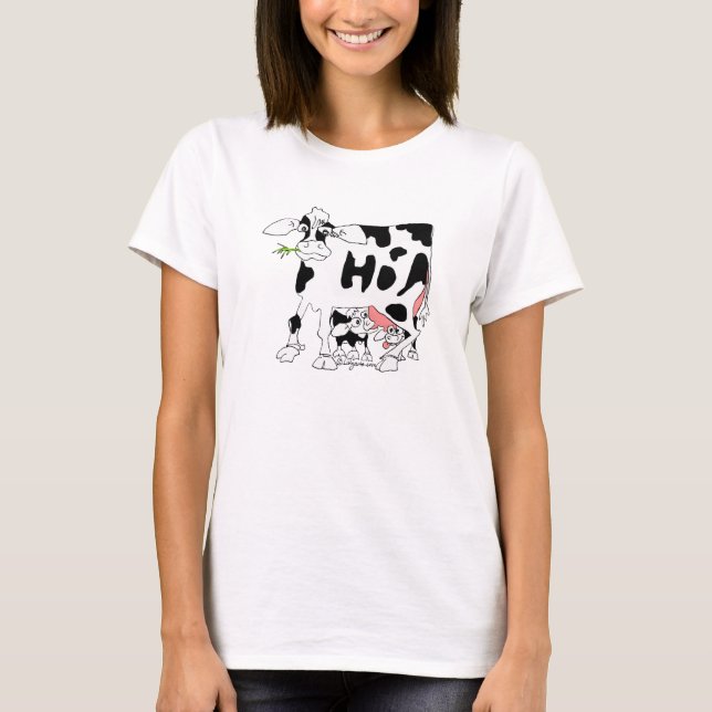 Udderly Delicious Cows T-Shirt (Front)