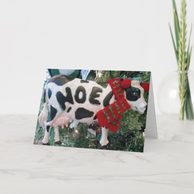 UDDERLY WONDERFUL CHRISTMAS HOLIDAY CARD (Front)