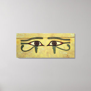 Udjat Eyes on a Coffin, Middle Kingdom Canvas Print