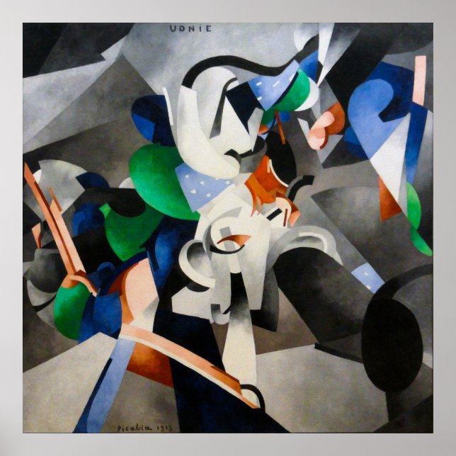 Udnie by Francis Picabia Poster (Front)