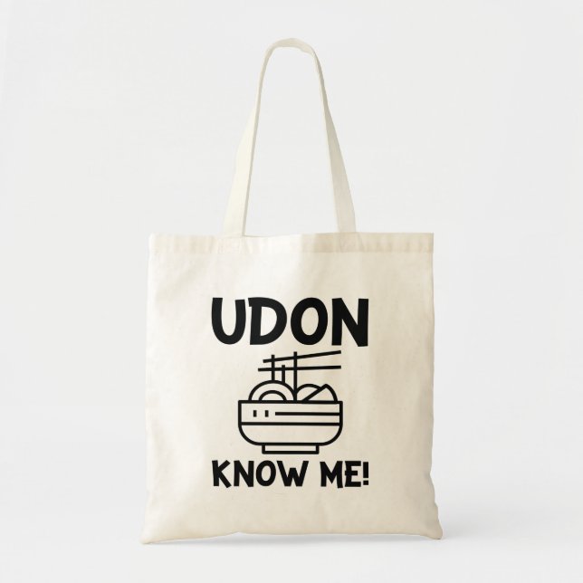 Udon Know Me Tote Bag (Front)