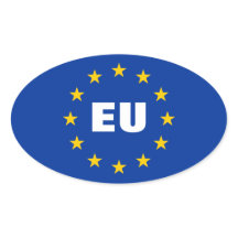 UE personnalisable européenne des autocollants |