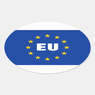UE personnalisable européenne des autocollants  