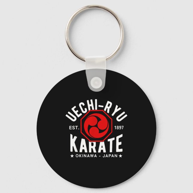 Uechi Ryu Karate Do Martial Arts Japan Tokyo  Keychain (Front)