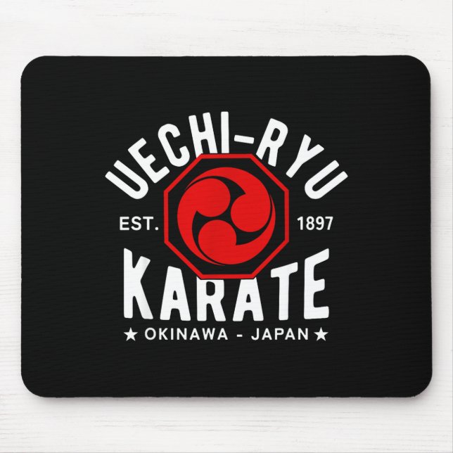 Uechi Ryu Karate Do Martial Arts Japan Tokyo  Mouse Pad (Front)