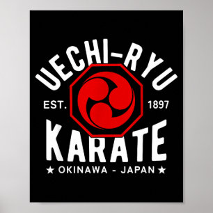 Uechi Ryu Karate Do Martial Arts Japan Tokyo  Poster