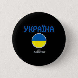 Uefa Euro ukraine' Nation  2 Inch Round Button