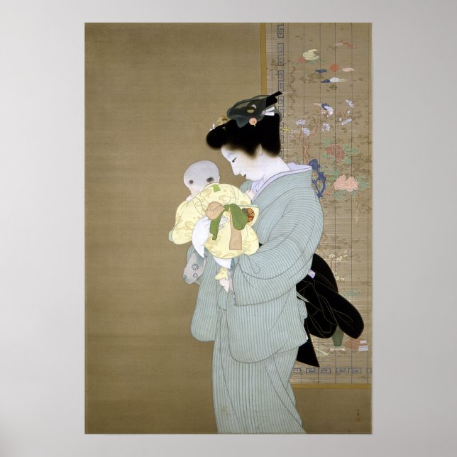 Uemura Shōen Mother and Child Poster (Front)