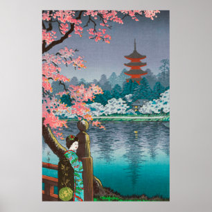 Ueno Park by Tsuchiya Koitsu Poster