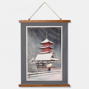 Ueno Tōshō-gū, Hasui Kawase, Woodcut Hanging Tapestry