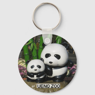 Ueno Zoo Panda Sign Keychain
