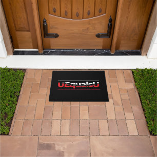 UEqualsU HIV Undetectable Typography Art Doormat
