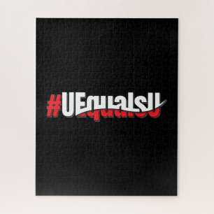 UEqualsU HIV Undetectable Untransmittable Art Jigsaw Puzzle