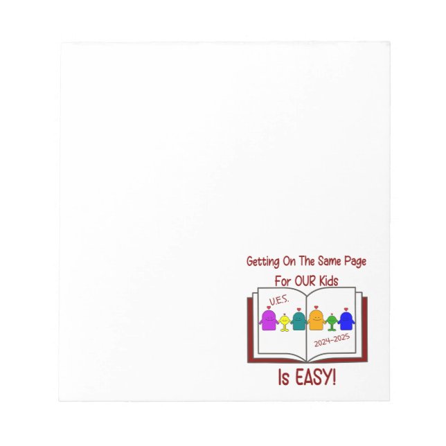 UES Staff Notepad (Front)