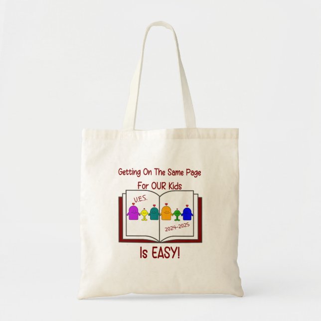 UES Staff Theme Tote Bag (Front)
