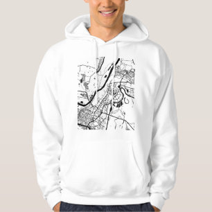 Ufa Russia City Map Hoodie