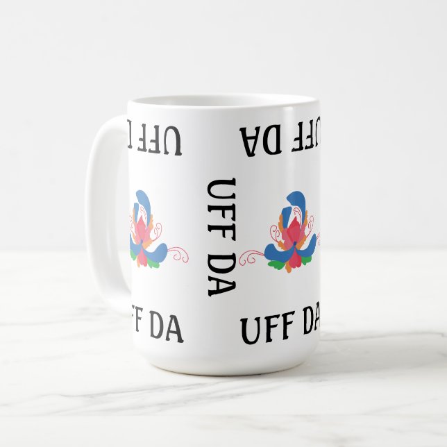 UFF DA modern rosepainting Coffee Mug (Front Left)