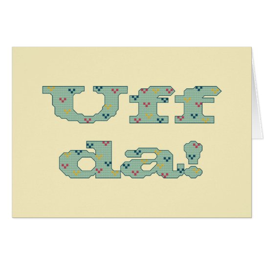 Uff da! Notecard