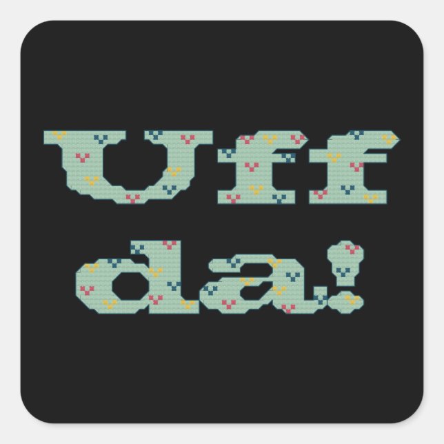 Uff da! Sticker (Front)