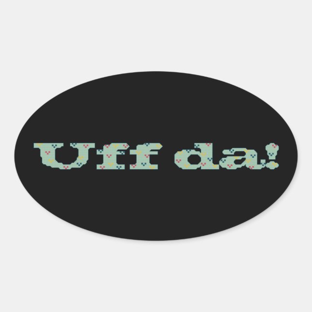 Uff da! Stickers (Front)