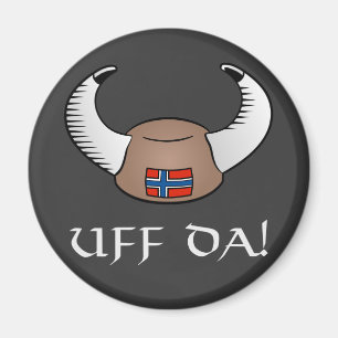 Uff Da! Viking Hat Magnet