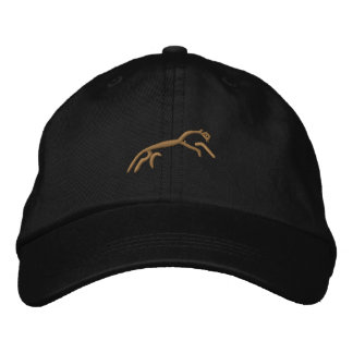Uffington horse embroidered hat