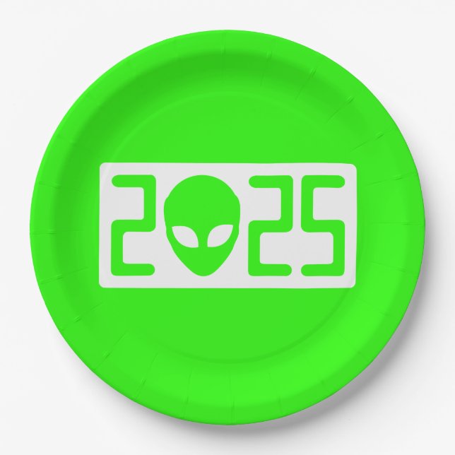 UFO 2025 PAPER PLATE (Front)
