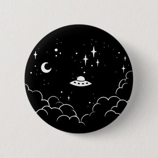 Ufo 2 Inch Round Button