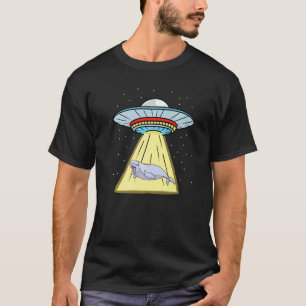 Ufo Abduction Beluga Whale T-Shirt
