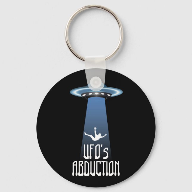 UFO abduction Keychain (Front)